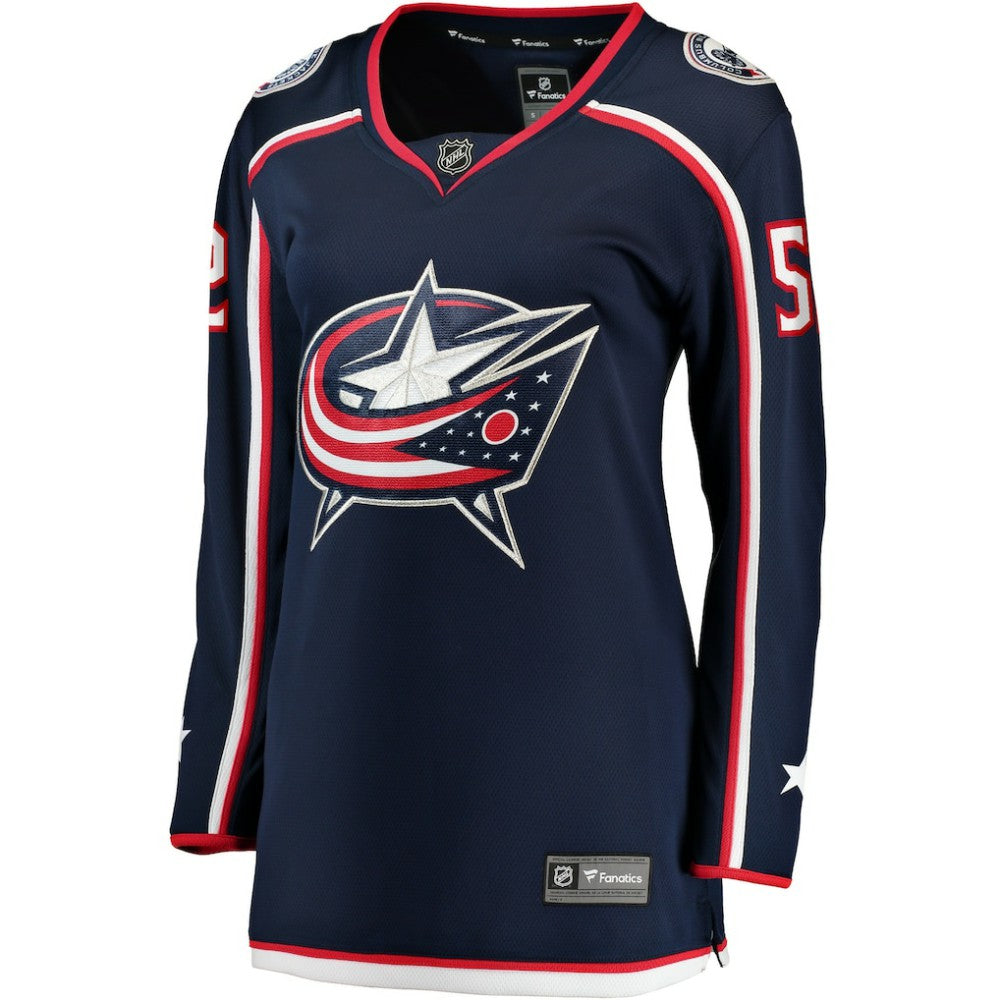 Emil Bemstrom Columbus Blue Jackets Fanatics Women's Home Breakaway Player Jersey