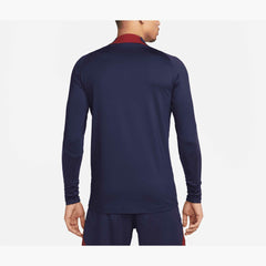 Paris Saint-Germain 2023/24 Strike Drill Performance Raglan Quarter-Zip Long Sleeve Top / Soccer New