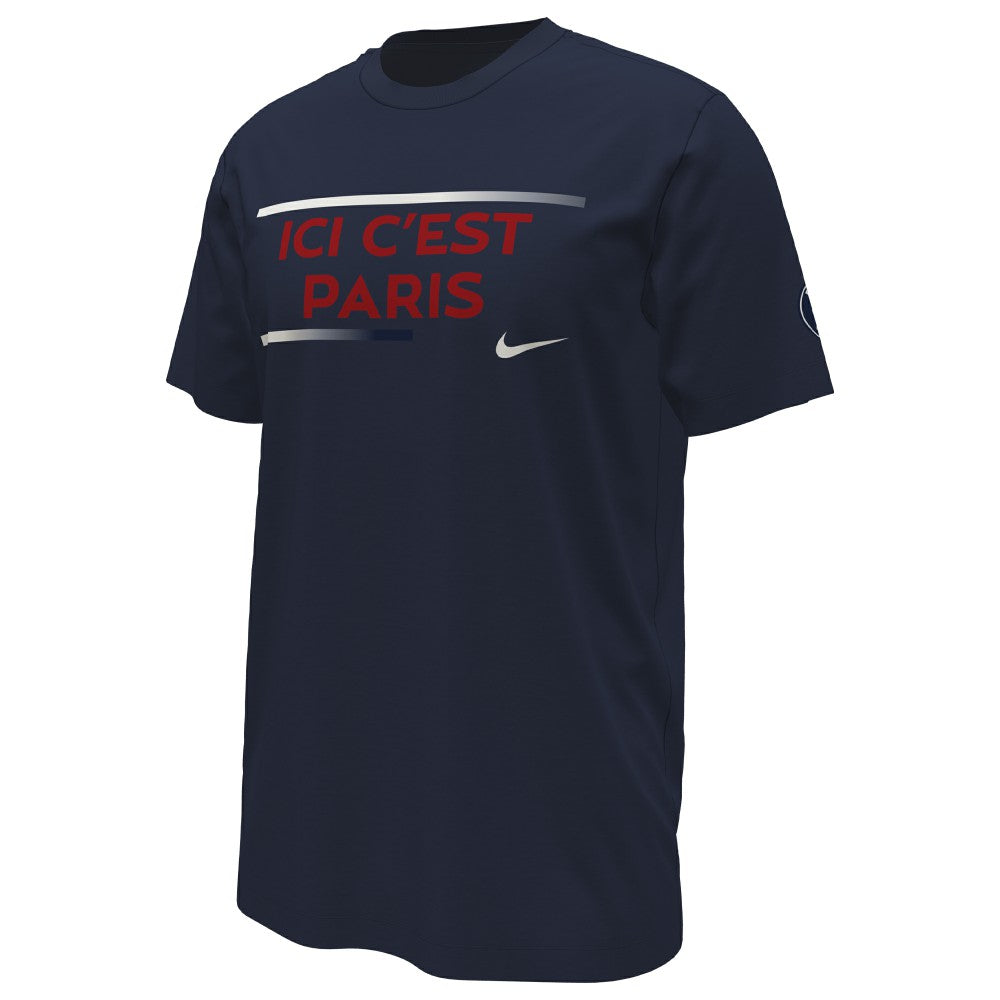 Paris Saint-Germain Verbiage T-Shirt / Soccer Outlet