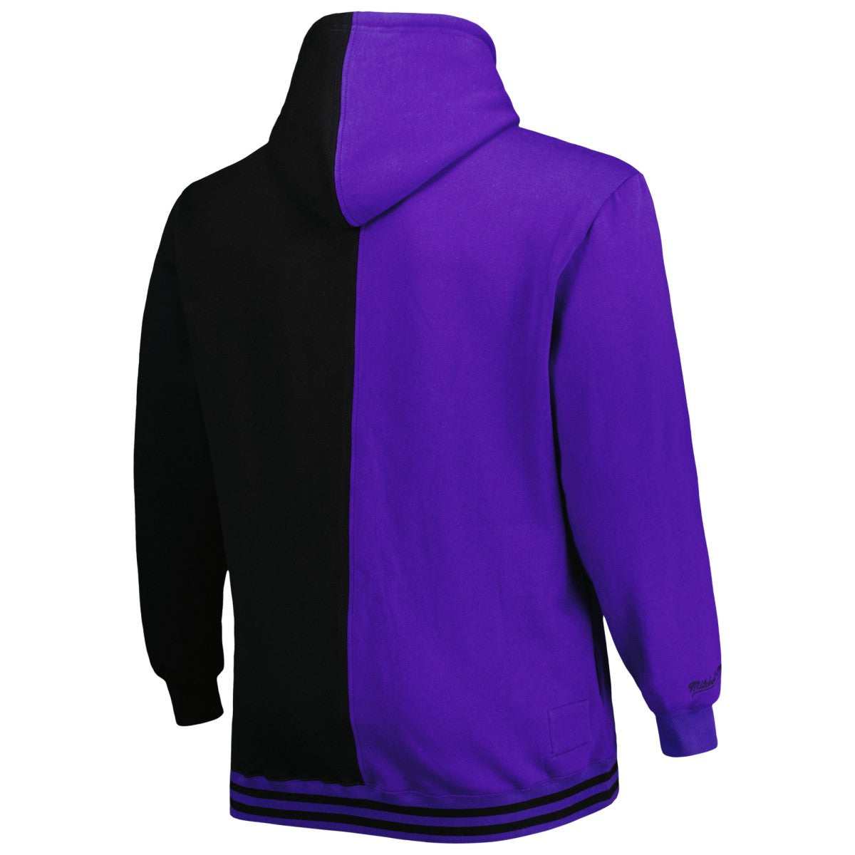 Phoenix Suns Big & Tall Hardwood Classics Split Pullover Hoodie - Purple/Black | Mitchell & Ness discount