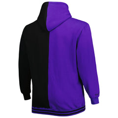 Phoenix Suns Big & Tall Hardwood Classics Split Pullover Hoodie - Purple/Black | Mitchell & Ness discount