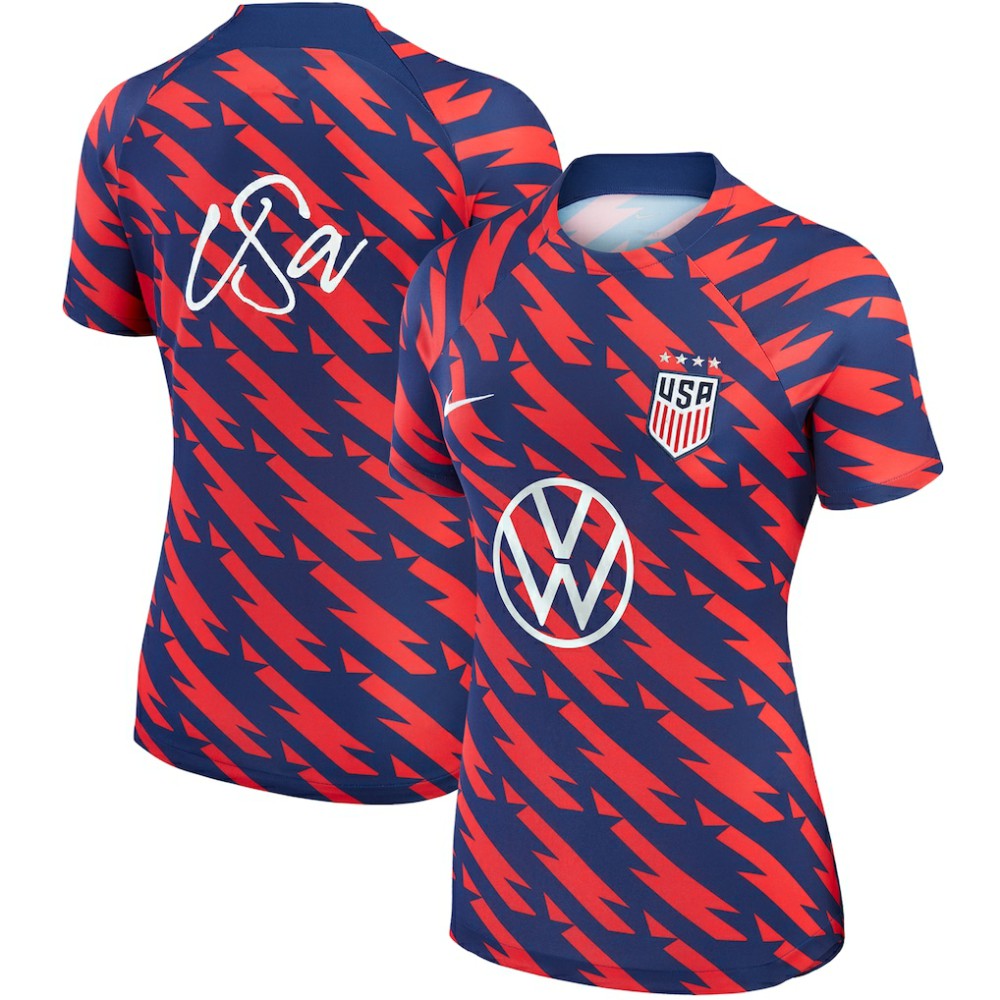 USWNT Women's 2023 Strike Drill Pre-Match Top / Soccer New