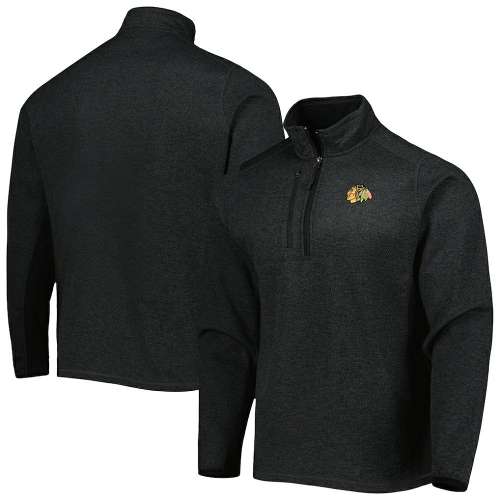 Chicago Blackhawks Antigua Course Quarter-Zip Jacket