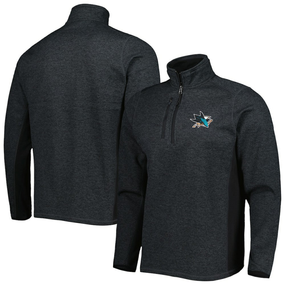San Jose Sharks Antigua Course Quarter-Zip Jacket