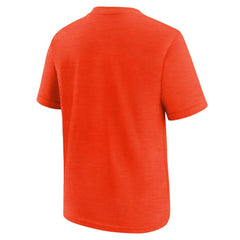 San Francisco Giants Youth Authentic Collection Early Work Tri-Blend T-Shirt - Orange | Nike