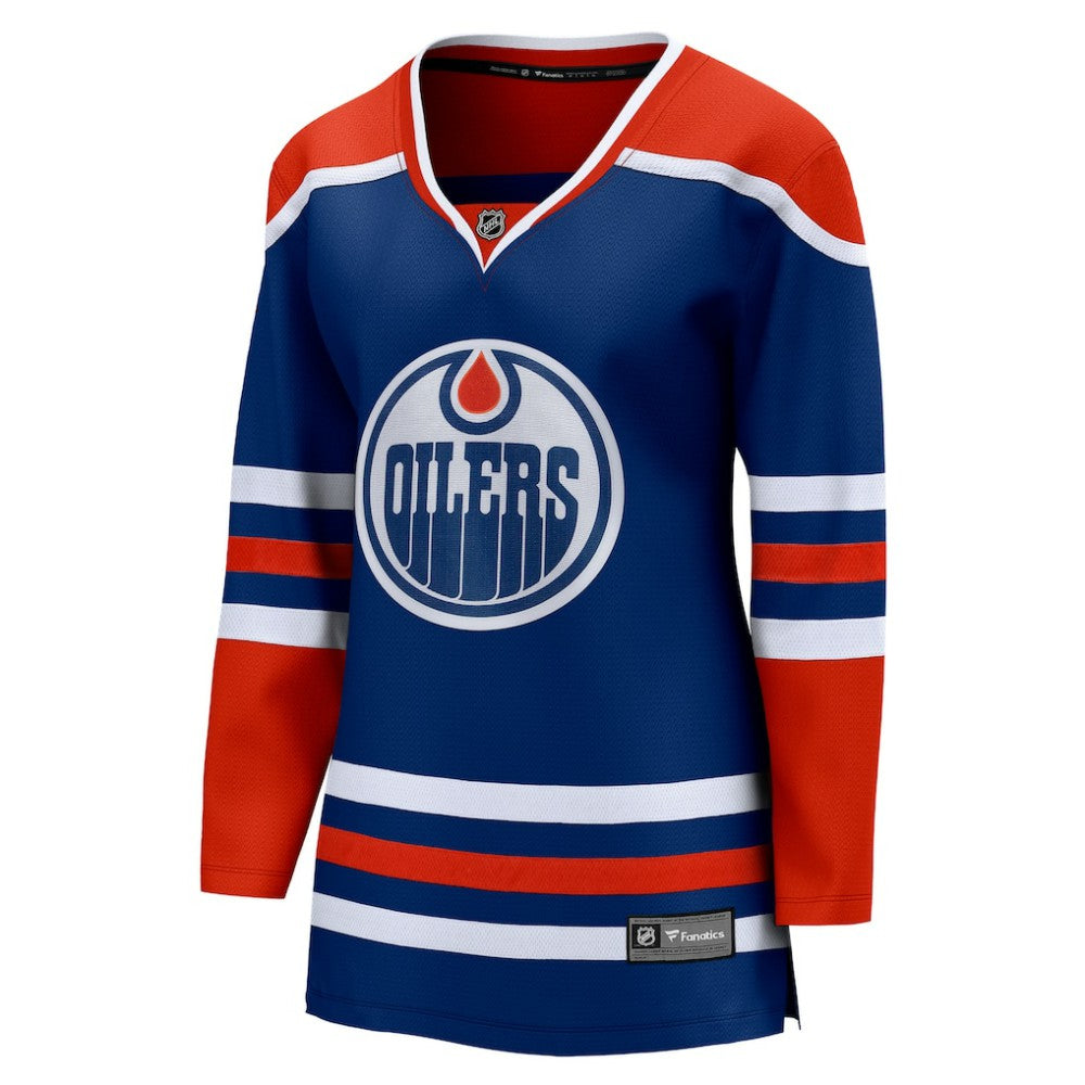 Edmonton Oilers Fanatics Women's Home Breakaway Blank Jersey