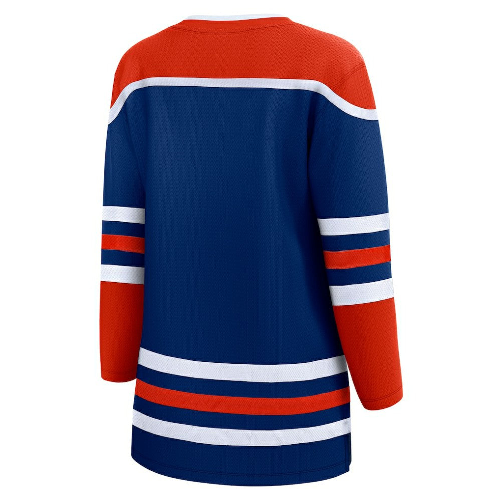 Edmonton Oilers Fanatics Women's Home Breakaway Blank Jersey