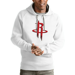 Houston Rockets Antigua Team Logo Victory Pullover Hoodie sale - White cheap