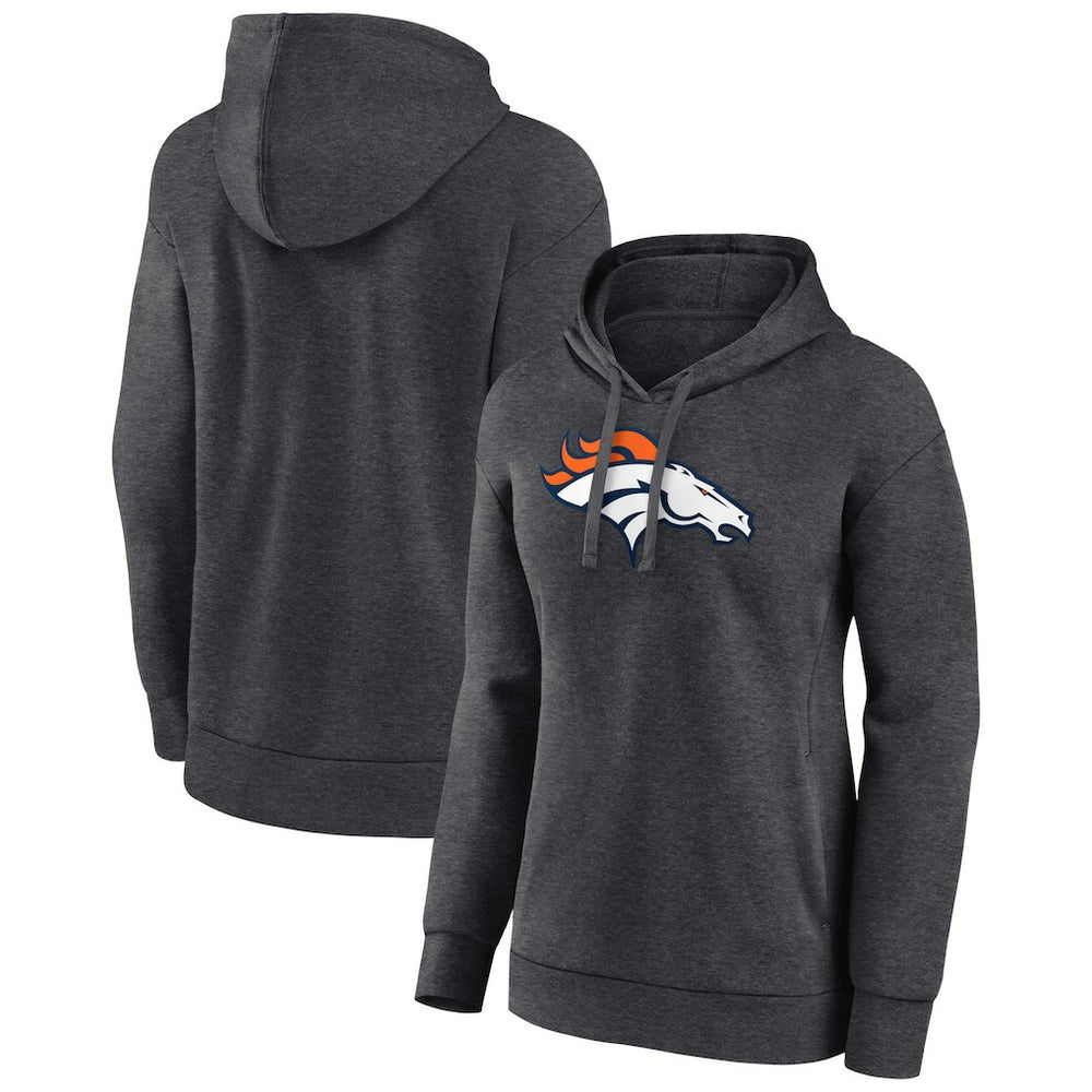 NFL Denver Broncos Women's Primary Logo Pullover Hoodie