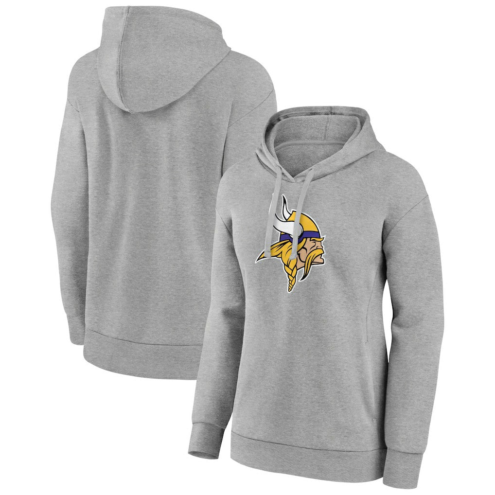 NFL Minnesota Vikings Women's Primary Logo Pullover Hoodie