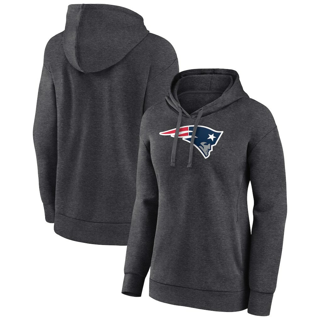 NFL New England Patriots Women's Primary Logo Pullover Hoodie