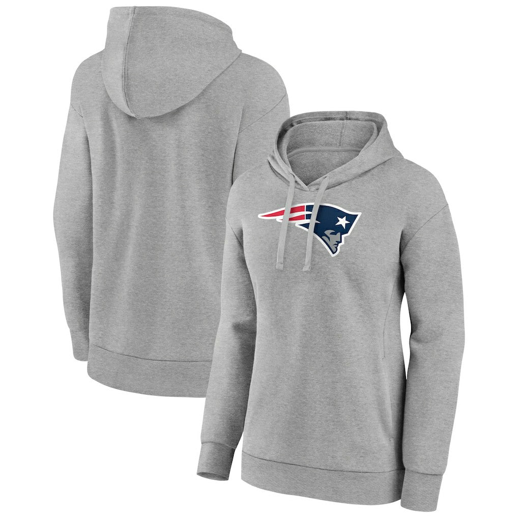 NFL New England Patriots Women's Primary Logo Pullover Hoodie