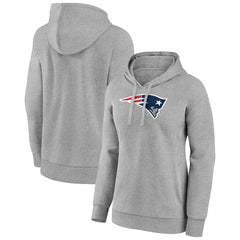 NFL New England Patriots Women's Primary Logo Pullover Hoodie