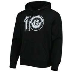 Brooklyn Nets '47 10th Anniversary Headline Pullover Hoodie - Black | 47 brand for sale