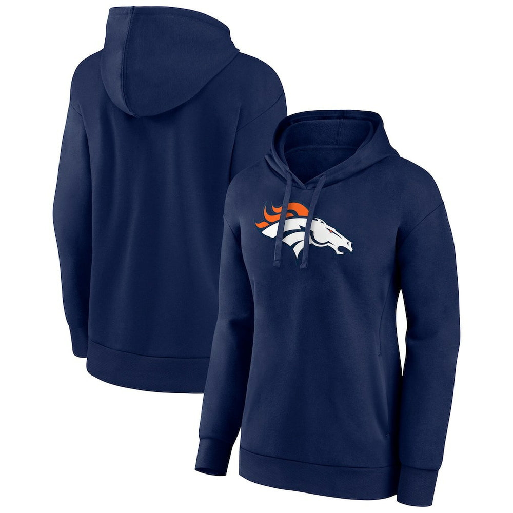 NFL Denver Broncos Women's Primary Logo Pullover Hoodie