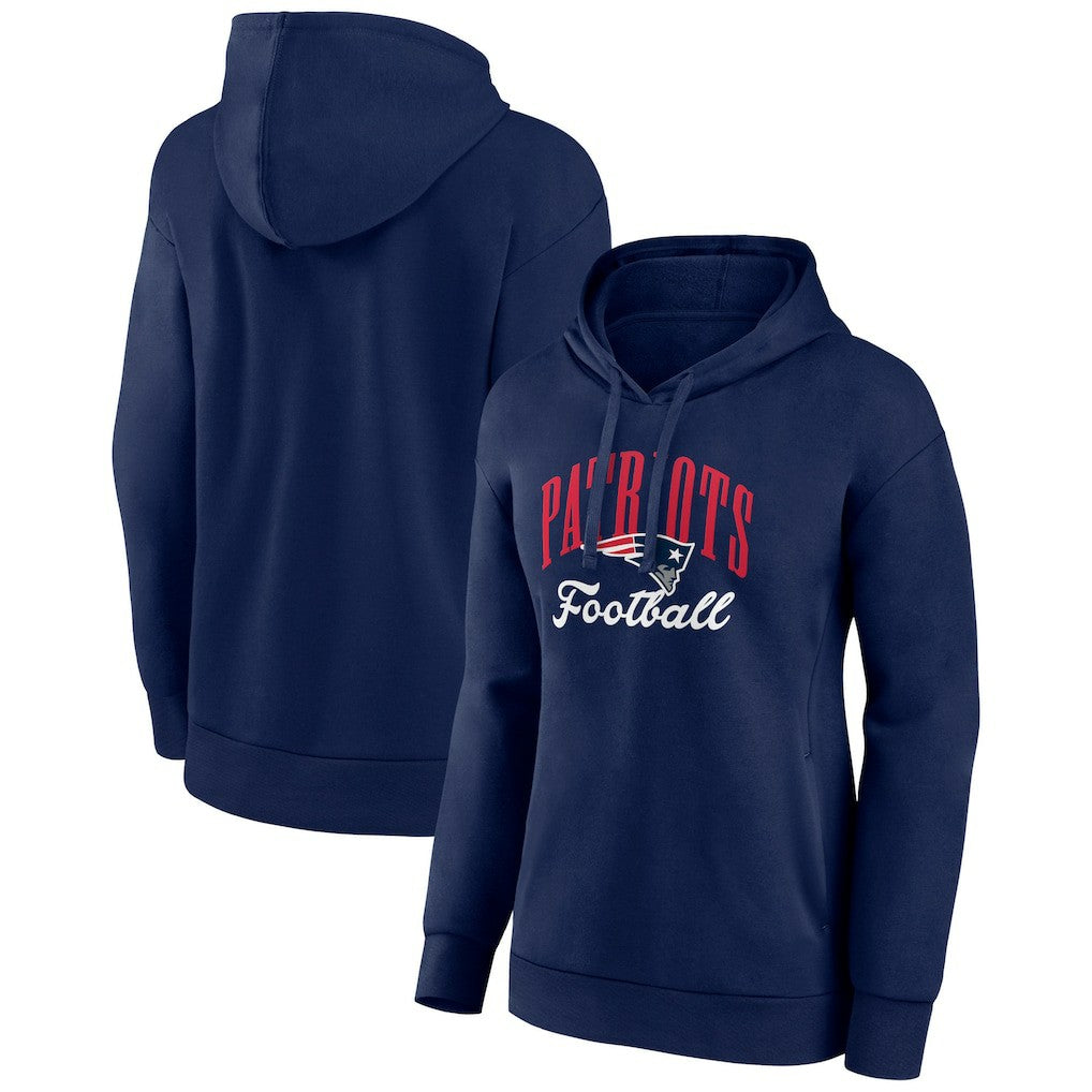 NFL New England Patriots Women's Victory Script Pullover Hoodie