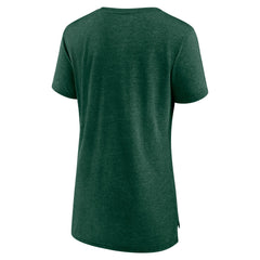 NFL Green Bay Packers Women's Throwback Team Logo Tri-Blend T-Shirt