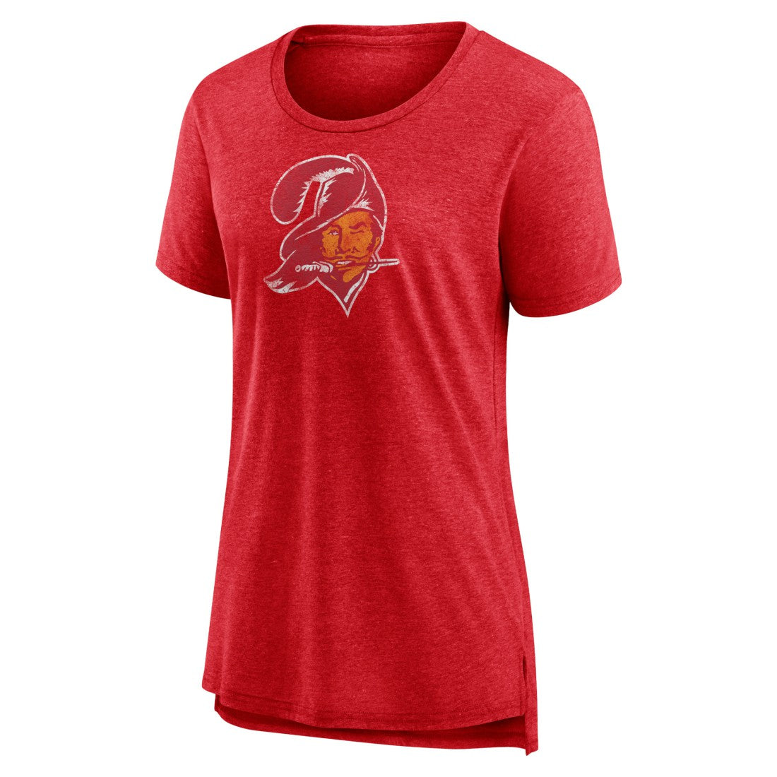 NFL Tampa Bay Buccaneers Women's Throwback Team Logo Tri-Blend T-Shirt