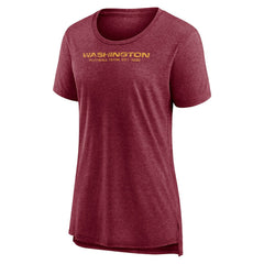NFL Washington Commanders Women's Throwback Team Logo Tri-Blend T-Shirt