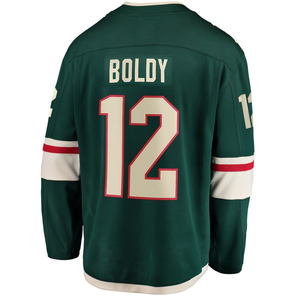 Matthew Boldy Minnesota Wild Fanatics Home Breakaway Player Jersey