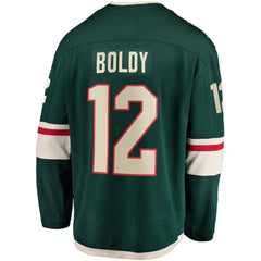 Matthew Boldy Minnesota Wild Fanatics Home Breakaway Player Jersey