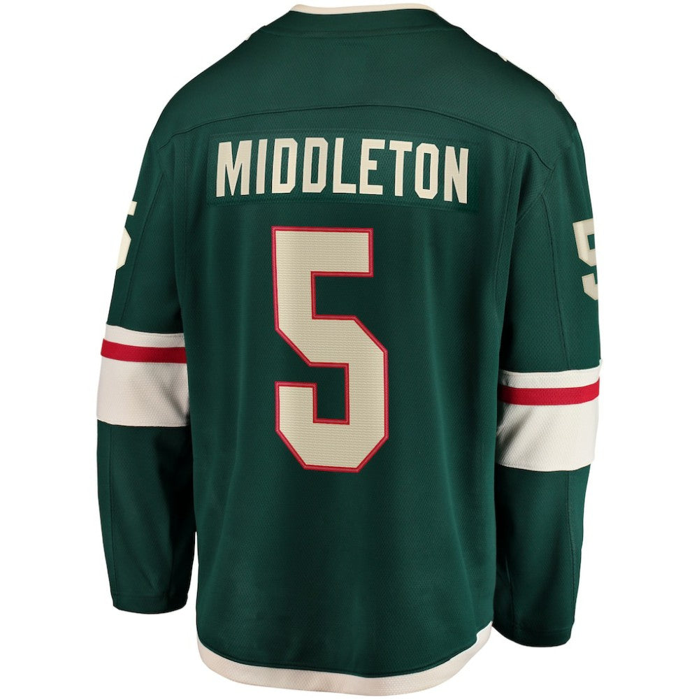 Jake Middleton Minnesota Wild Fanatics Home Breakaway Player Jersey