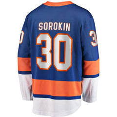 Ilya Sorokin New York Islanders Fanatics Home Breakaway Player Jersey
