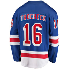 Vincent Trocheck New York Rangers Fanatics Home Breakaway Player Jersey