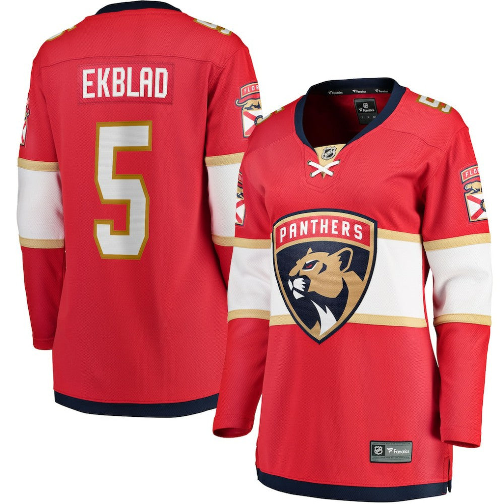 Aaron Ekblad Florida Panthers Fanatics Women's Home Team Breakaway Player Jersey