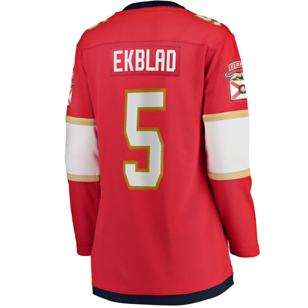 Aaron Ekblad Florida Panthers Fanatics Women's Home Team Breakaway Player Jersey