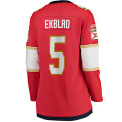 Aaron Ekblad Florida Panthers Fanatics Women's Home Team Breakaway Player Jersey