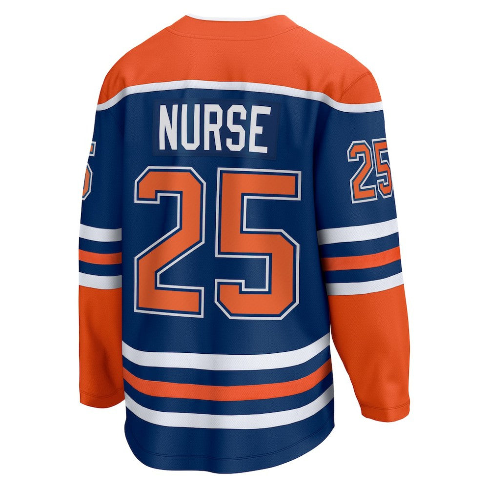 Darnell Nurse Edmonton Oilers Fanatics Home Breakaway Player Jersey