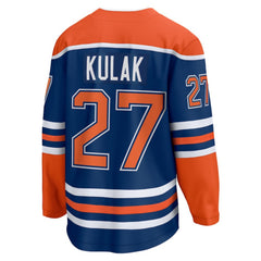 Brett Kulak Edmonton Oilers Fanatics Home Breakaway Player Jersey