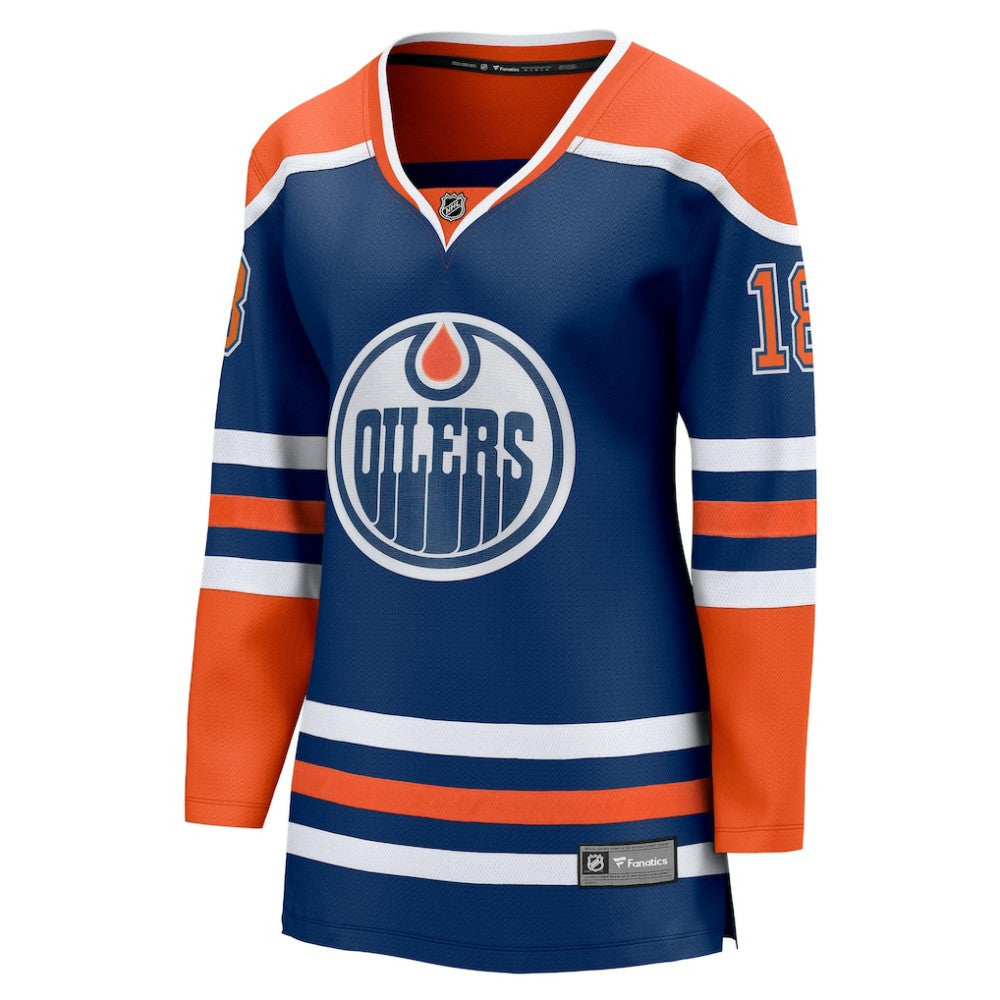Zach Hyman Edmonton Oilers Fanatics Women's Home Breakaway Player Jersey