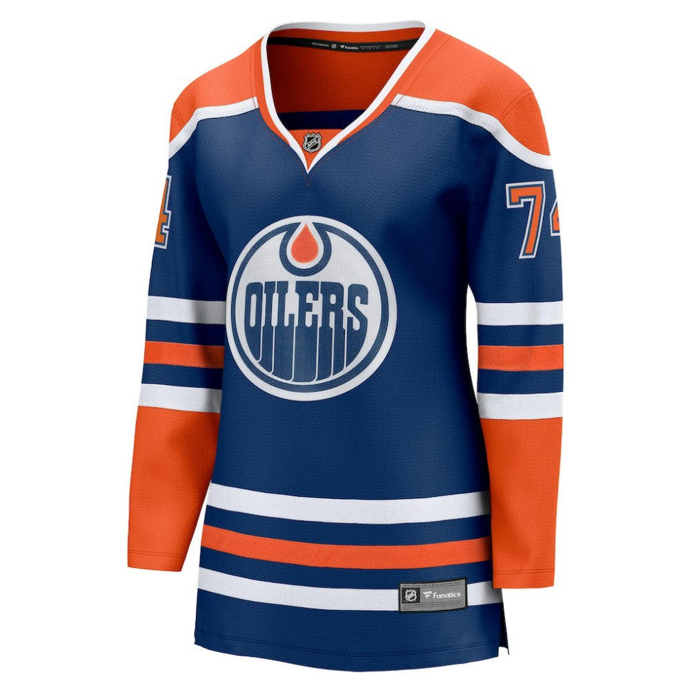 Stuart Skinner Edmonton Oilers Fanatics Women's Home Breakaway Player Jersey