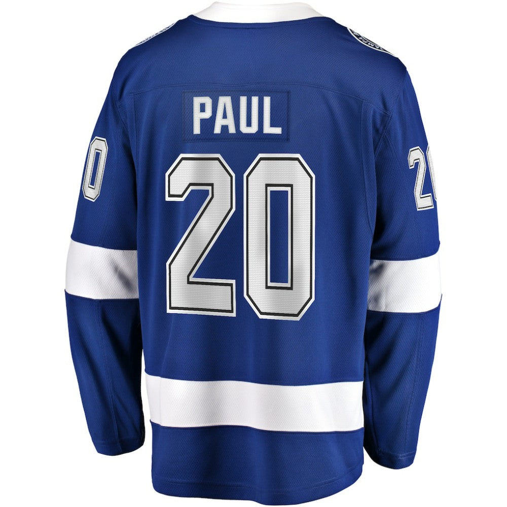 Nicholas Paul Tampa Bay Lightning Fanatics Home Breakaway Player Jersey