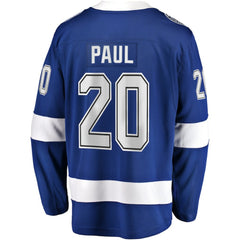 Nicholas Paul Tampa Bay Lightning Fanatics Home Breakaway Player Jersey