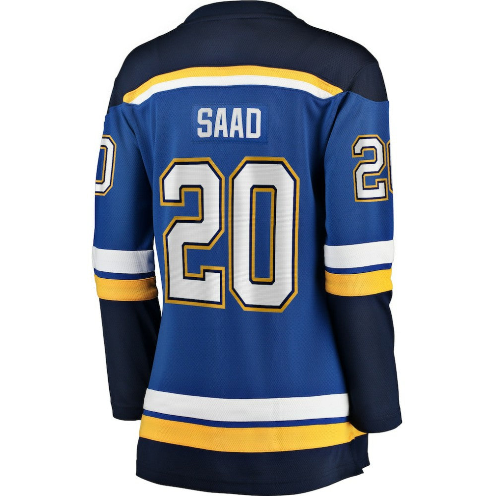 Brandon Saad St. Louis Blues Fanatics Women's Home Breakaway Player Jersey
