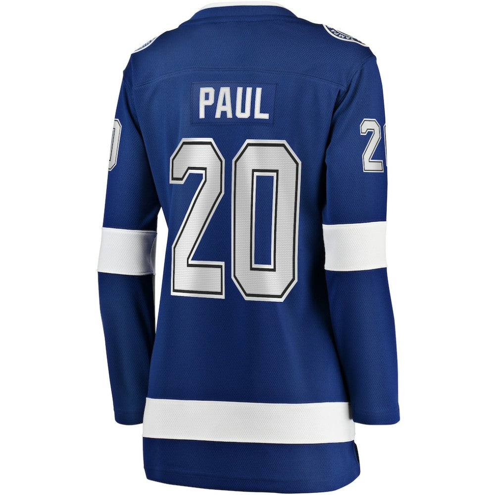 Nicholas Paul Tampa Bay Lightning Fanatics Women's Home Breakaway Player Jersey