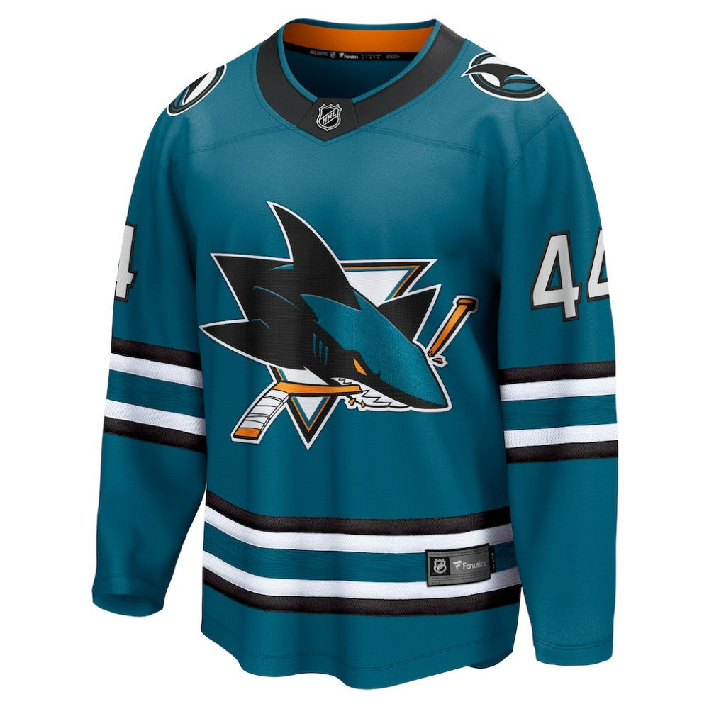 Marc-Edouard Vlasic San Jose Sharks Fanatics Home Breakaway Player Jersey