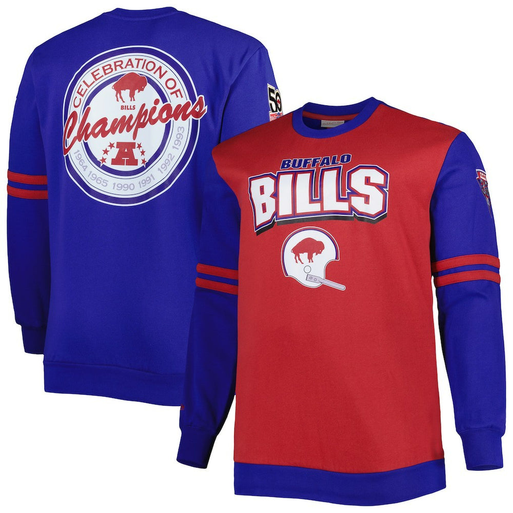 NFL Buffalo Bills Big & Tall Celebration of Champions Pullover Sweatshirt