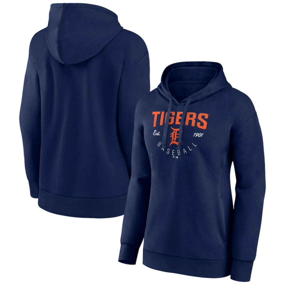 Detroit Tigers Women's Team Live For It Pullover Hoodie - Navy