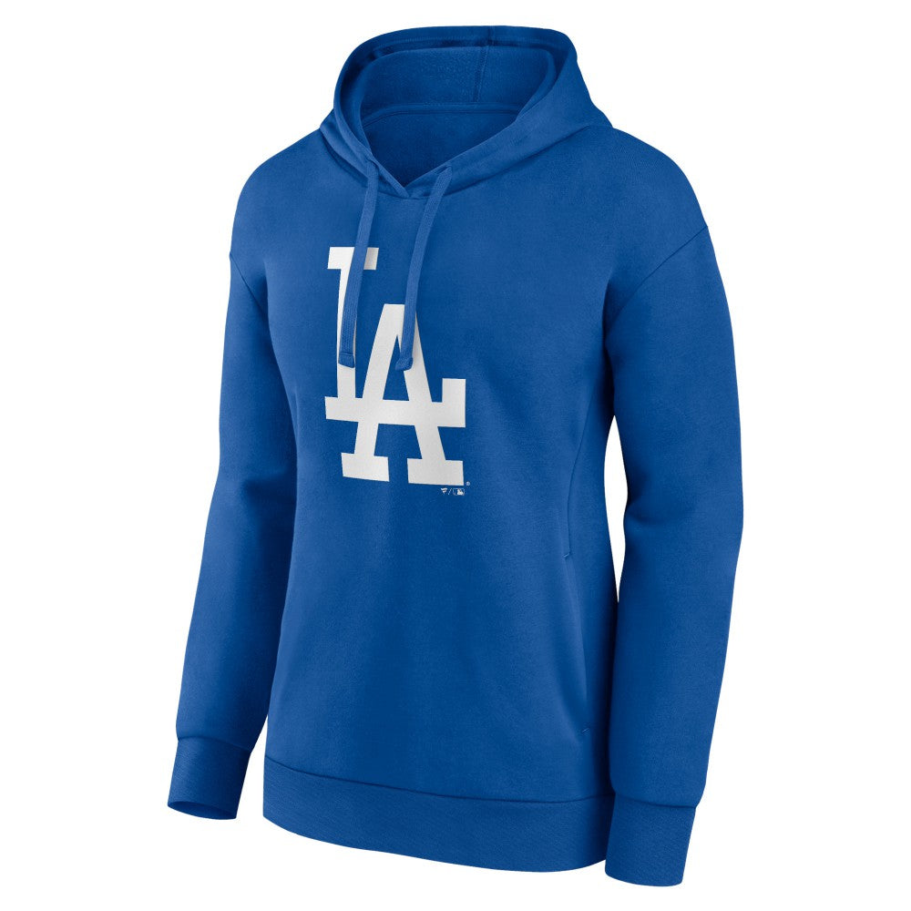Los Angeles Dodgers Women's Core Logo Pullover Hoodie - Royal
