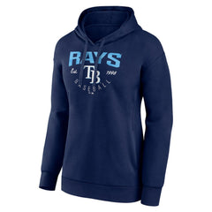 Tampa Bay Rays Women's Team Live For It Pullover Hoodie - Navy