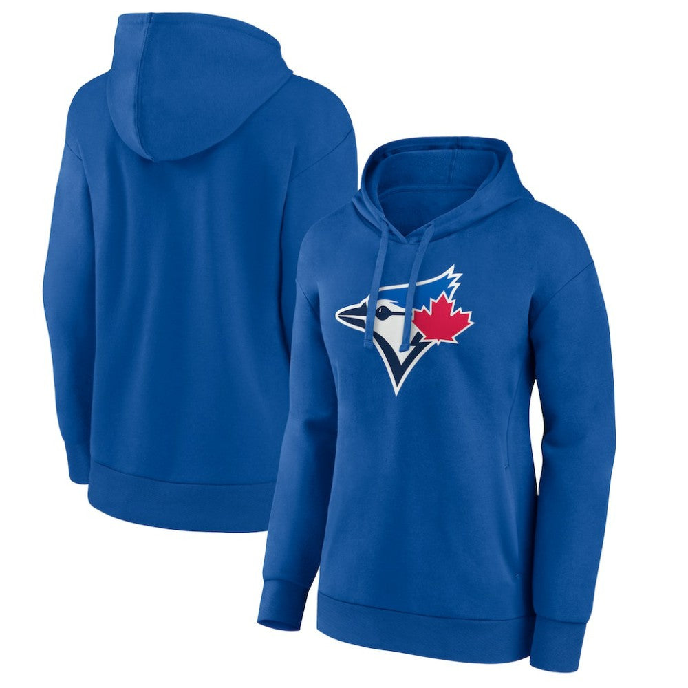Toronto Blue Jays Women's Core Logo Pullover Hoodie - Royal