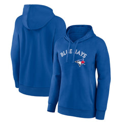 Toronto Blue Jays Women's Team Logo Lockup Pullover Hoodie - Royal