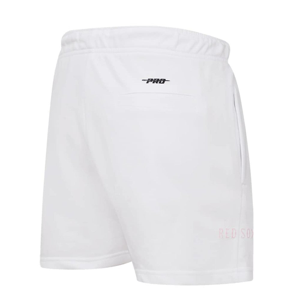 Boston Red Sox Pro Standard Women's Washed Neon Shorts - White