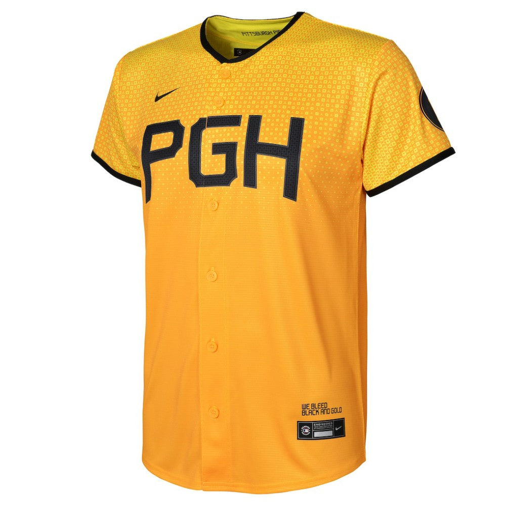 Pittsburgh Pirates Preschool City Connect Replica Jersey - Gold | Nike