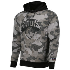 New York Knicks Hugo Boss Camo Pullover Hoodie - Black cheap