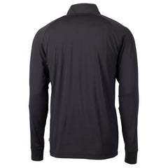 NFL Cleveland Browns Cutter & Buck Adapt Eco Knit Stretch Recycled Big & Tall Quarter-Zip Throwback Pullover Top